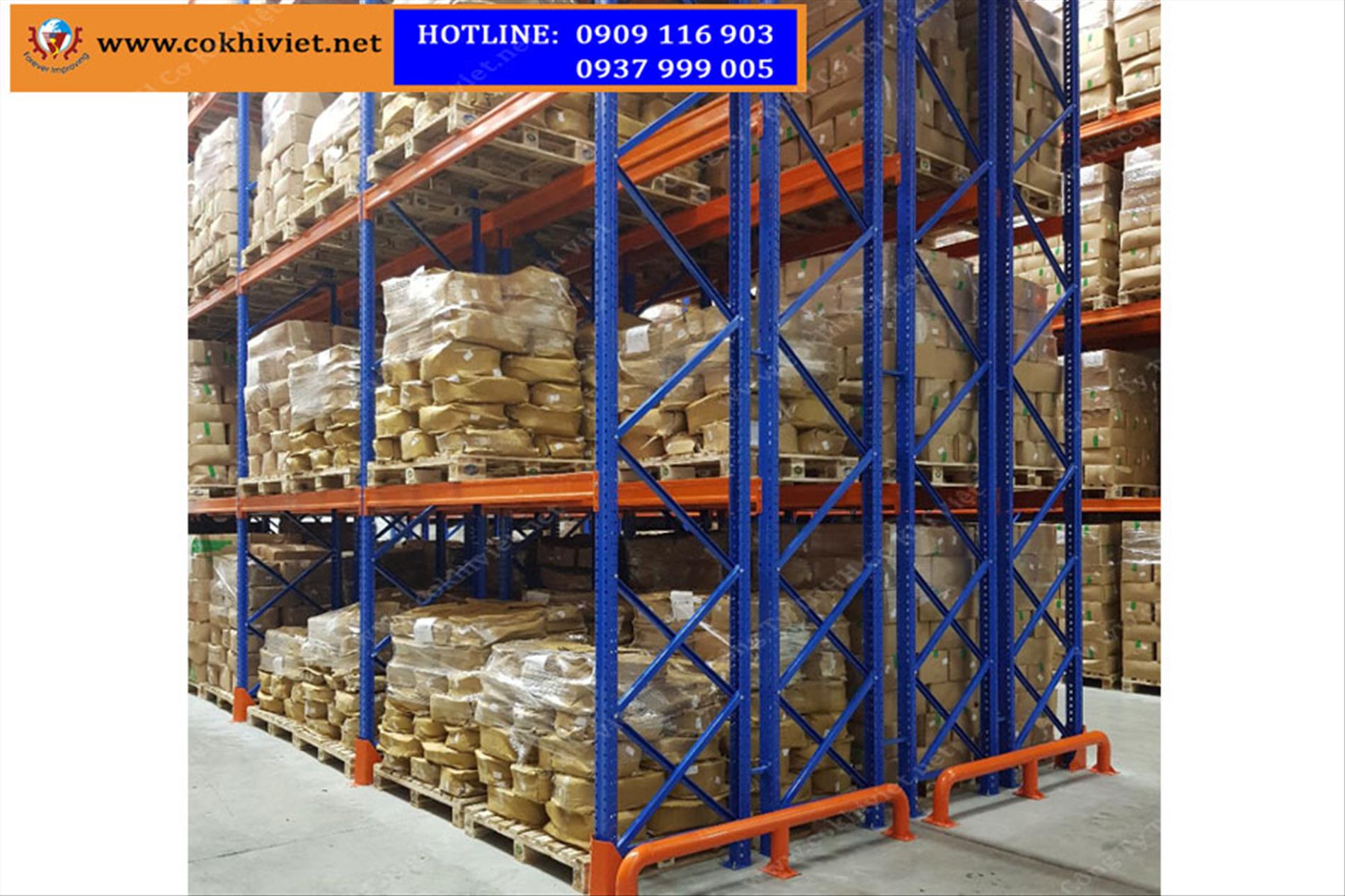 ke-double-deep-in-dong-nai DOUBLE DEEP RACKING SYSTEM OF SAIGON FOOD COMPANY IN DONGNAI