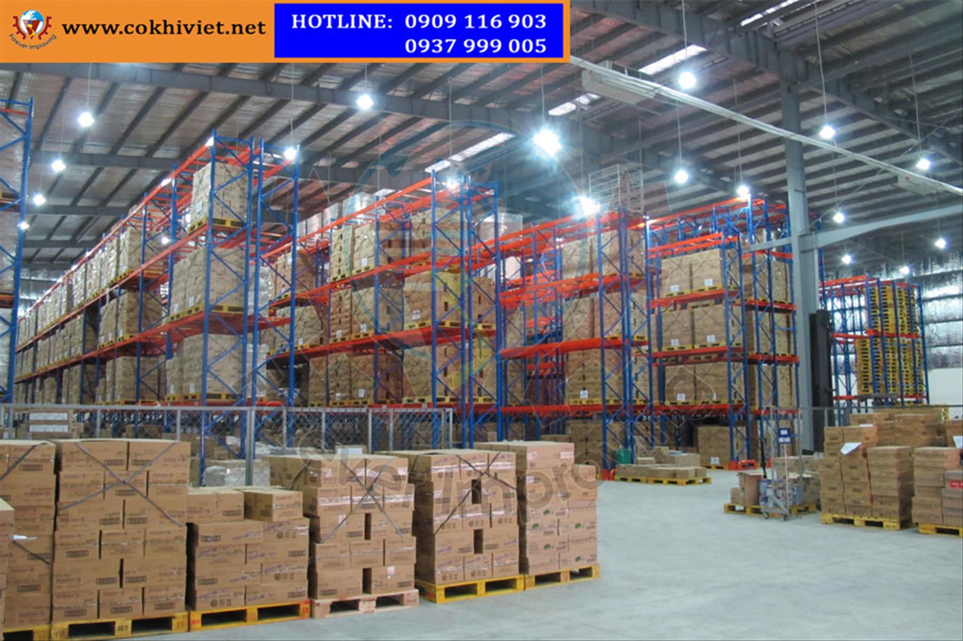 ke-kho-hau-can Tại sao nên chọn kệ chứa hàng của Cơ Khí Việt làm kệ kho hậu cần, kho logistic?