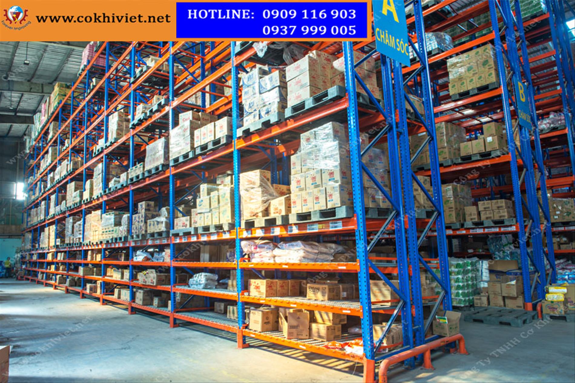 selective-racking-system-for-food-industry SELECTIVE RACKING SYSTEM FOR CONSUMER GOODS IN TRAN DAI NGHIA
